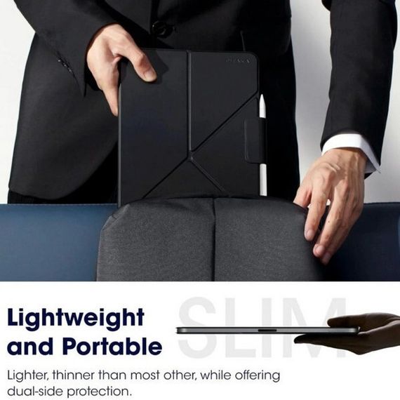 Чехол Pitaka MagEZ Folio 2 для iPad 11 (2025) / 10.9 (2022) черный (Black) FOL2501