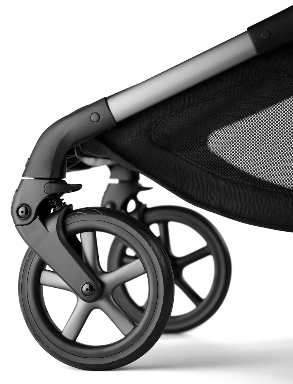 Коляска без капюшона Bugaboo Fox 5 Renew base 2 в 1 Graphite/Heritage Black