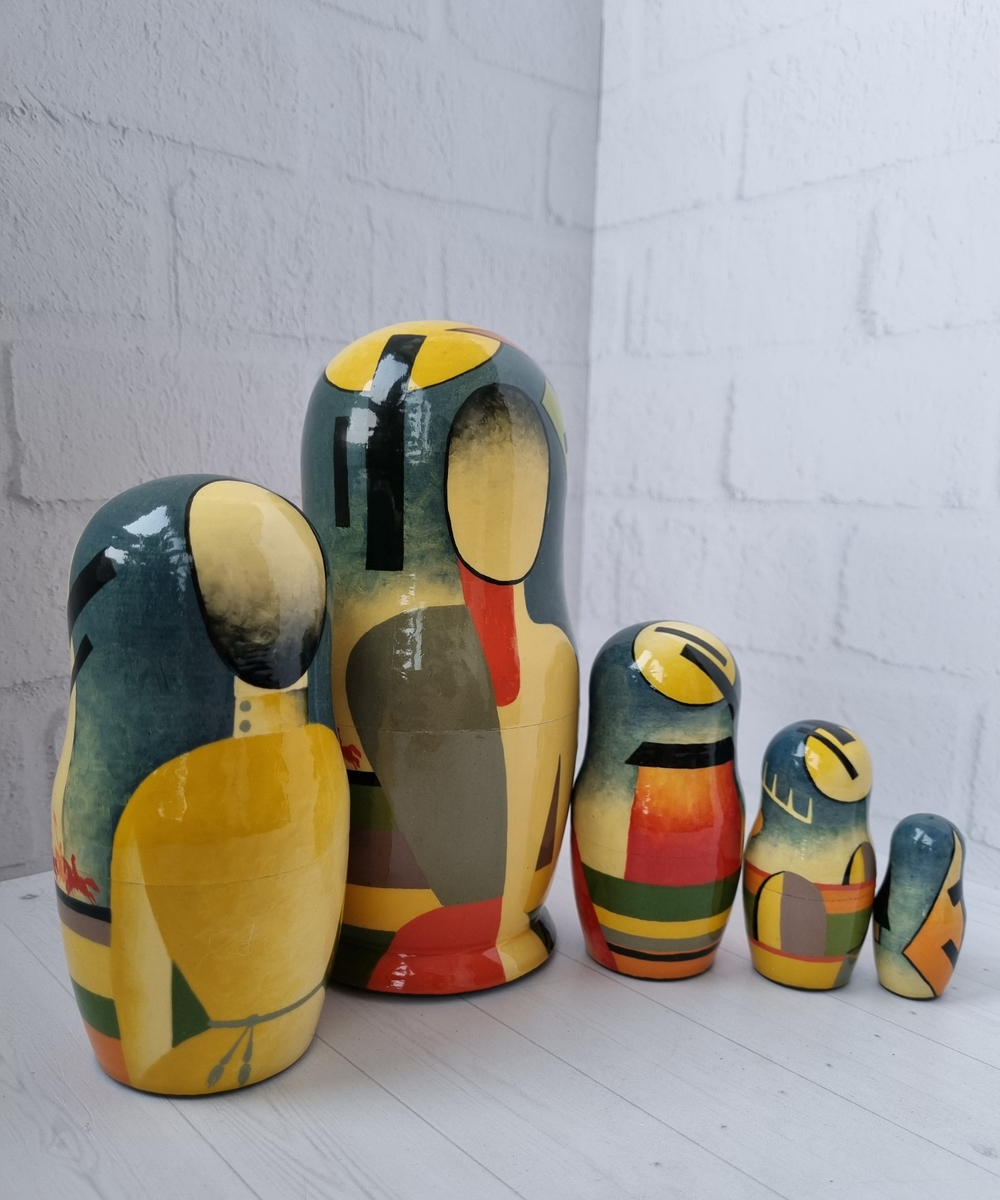 Матрешка 5м 18см Малевич