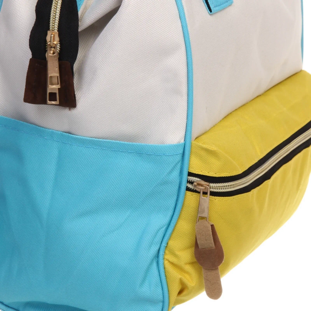 Рюкзак городской «Fashion city», цвет желто-голубой, 34*26*17см