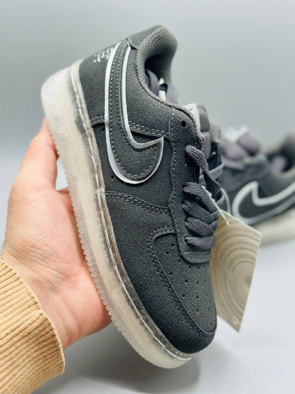 Детские кожаные кроссовки Nike Air Force 1
