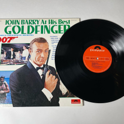 Винтажная виниловая пластинка LP James Bond 007 Голдфингер John Barry, The Royal Philharmonic Orchestra At His Best Goldfinger (Japan 1976) (No Obi)