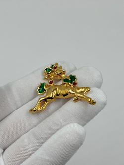 Брошь пин Олень Avon