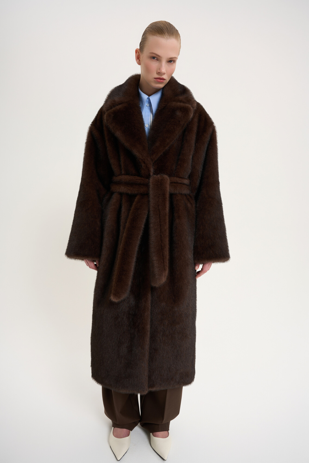 ЭКО-шуба Mommy, шоколадная