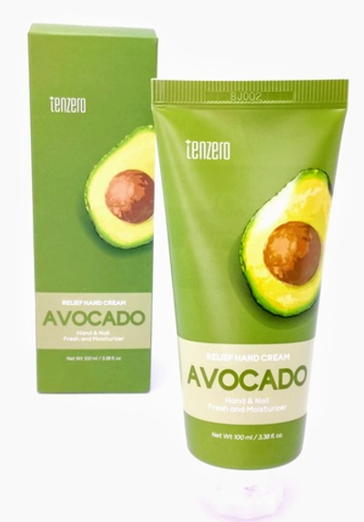 Крем для рук и ногтей с экстрактом авокадо Tenzero Relief Hand Cream  Avocado 100 мл.