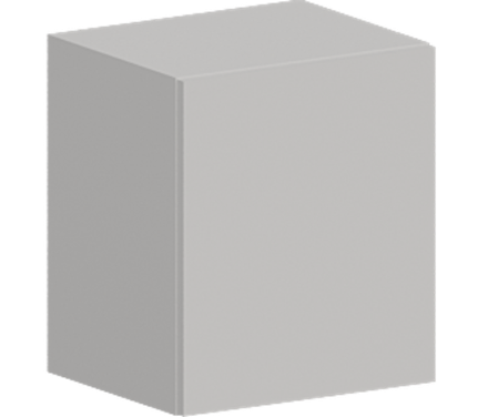 Кухня Модуль ШВГ 419 Графит / Белый