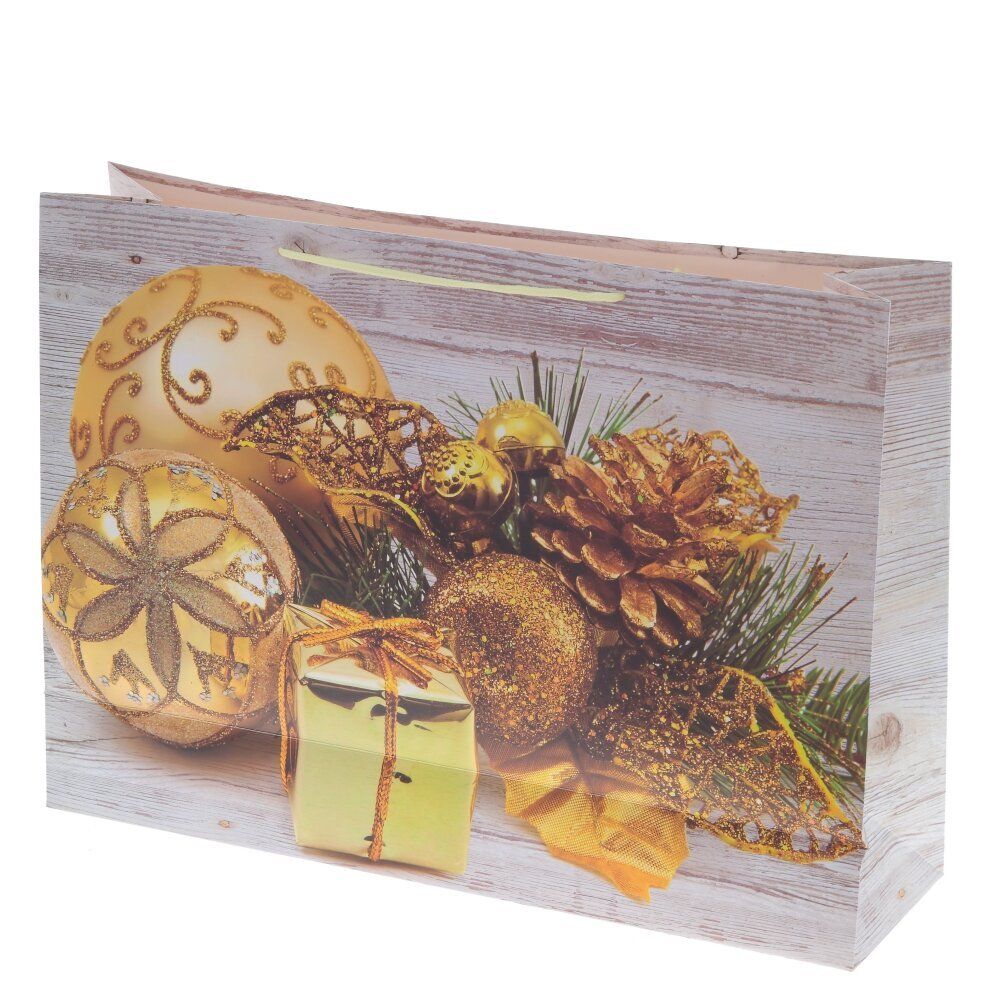 GAEM Пакет подарочный (бумага 230г/м2, блок микс 12шт), L72 W18 H50 см, 2в.