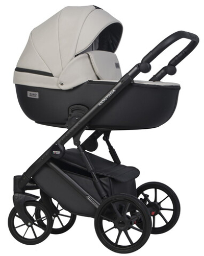 Детская коляска Riko Basic Montana Ecco 3 в 1 31 Light Silver-Black