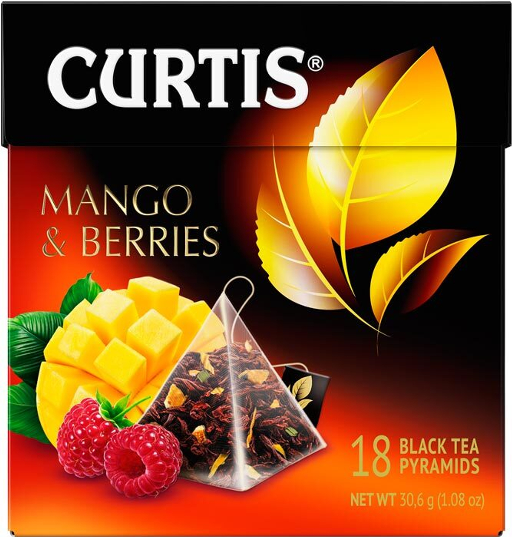 Чай черный  CurtisMango&Berries (Манго,Ягоды) 18 пакетов
