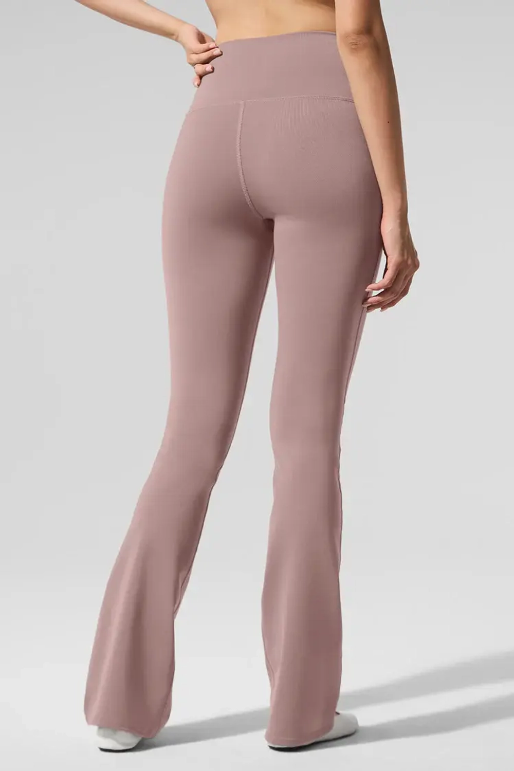 Alo yoga Леггинсы с высокой талией, серо-коричневый