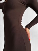 Платье by Bor 23470 длинное облегающее расклешенное к низу