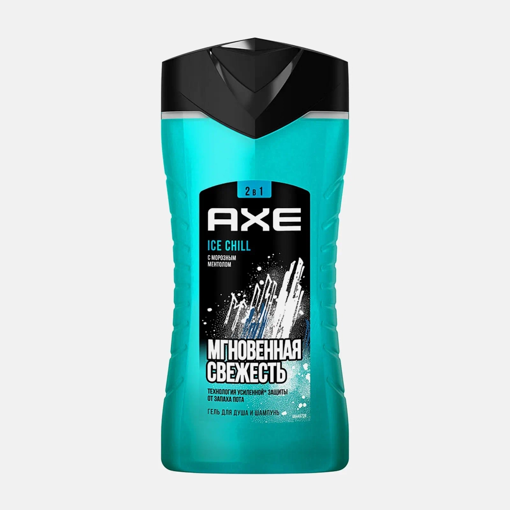 Гель для душа и шампунь Акс Айс Чилл 250мл