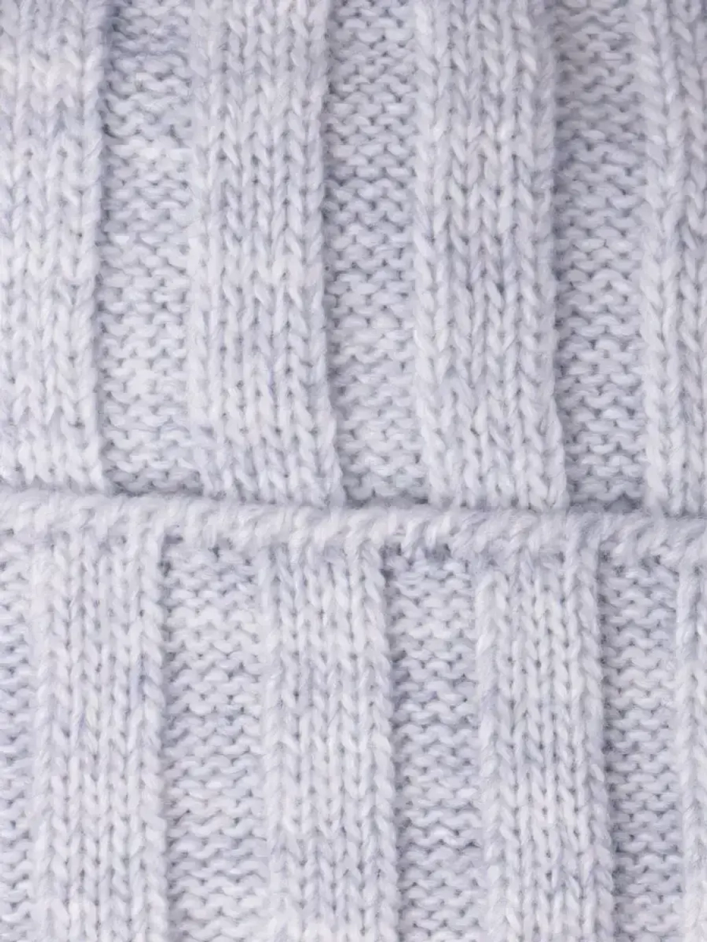 Шапка детская зимняя вязаная с помпоном и снуд