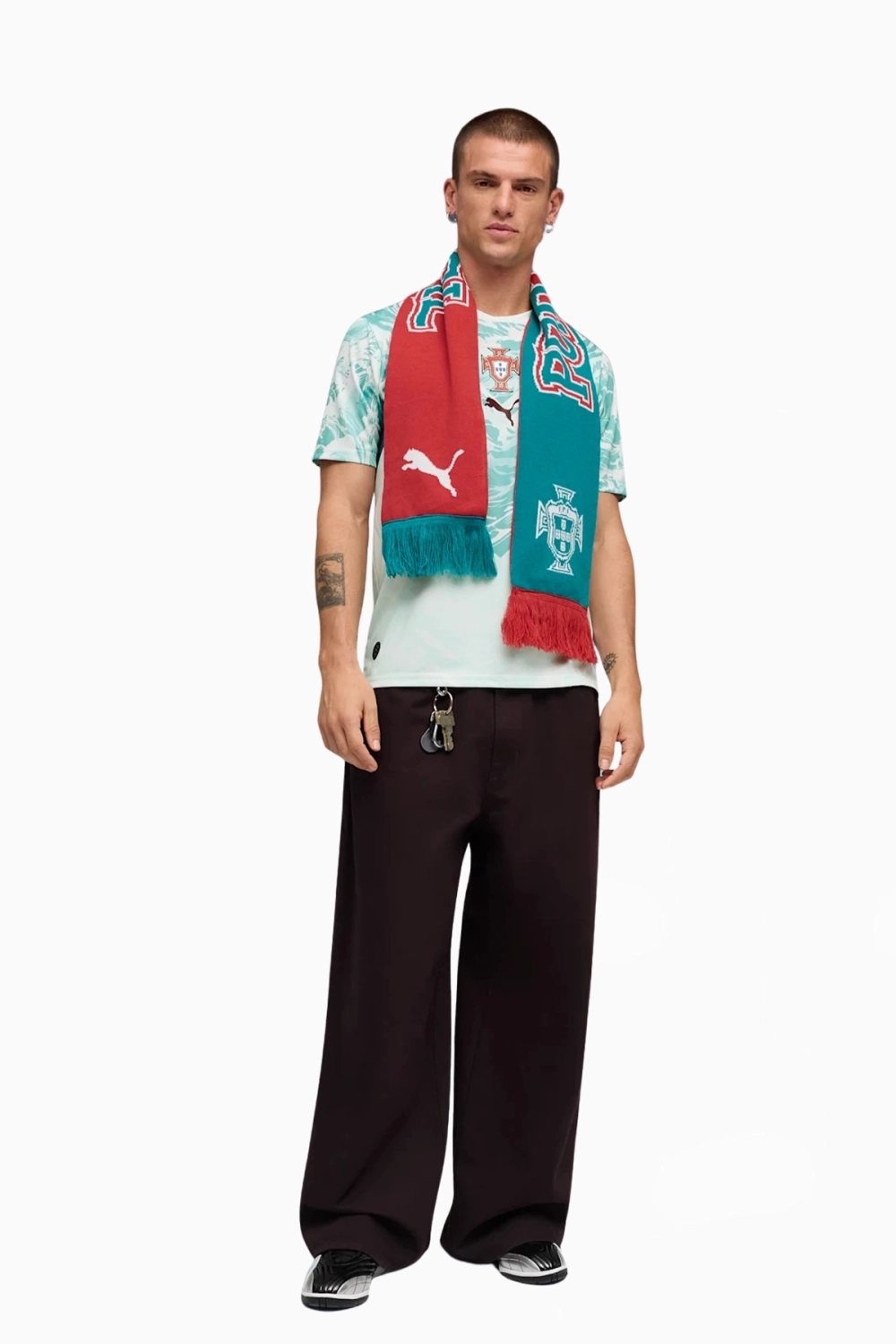 Футболка Puma Portugal 2026 Away - бирюзовый