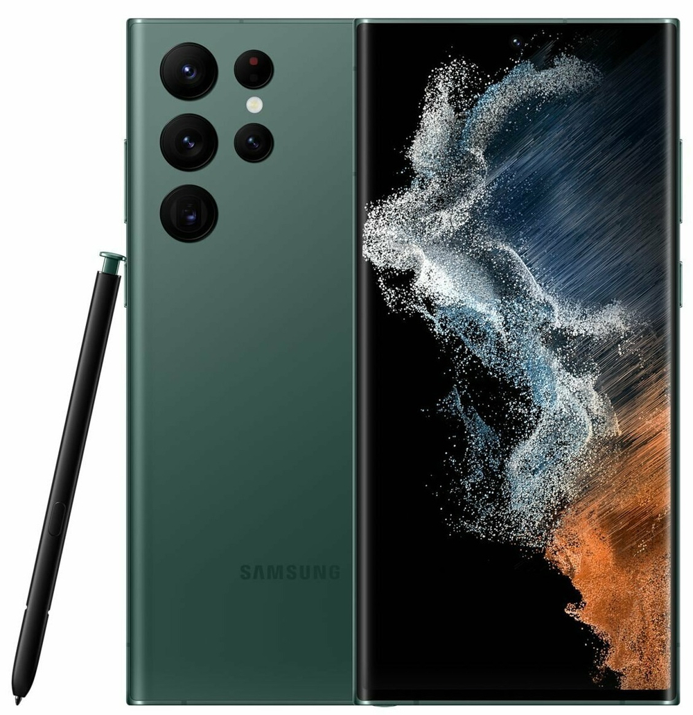 Смартфон Samsung Galaxy S22 Ultra 12 ГБ/512 ГБ (Зелёный | Green)