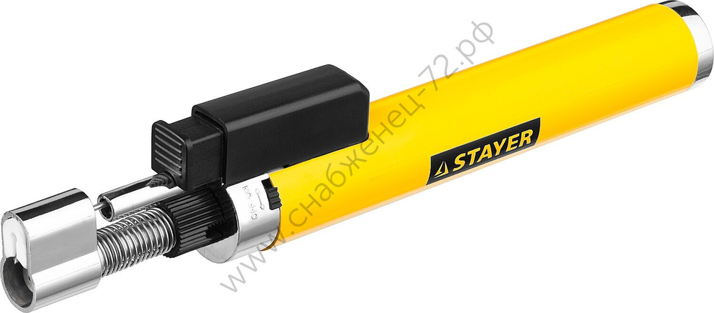 STAYER MaxTerm MB100 1100°С, Автономная газовая горелка с пьезоподжигом (55560)