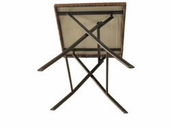 Комплект складной мебели из искусственного ротанга Росарио Шоколад