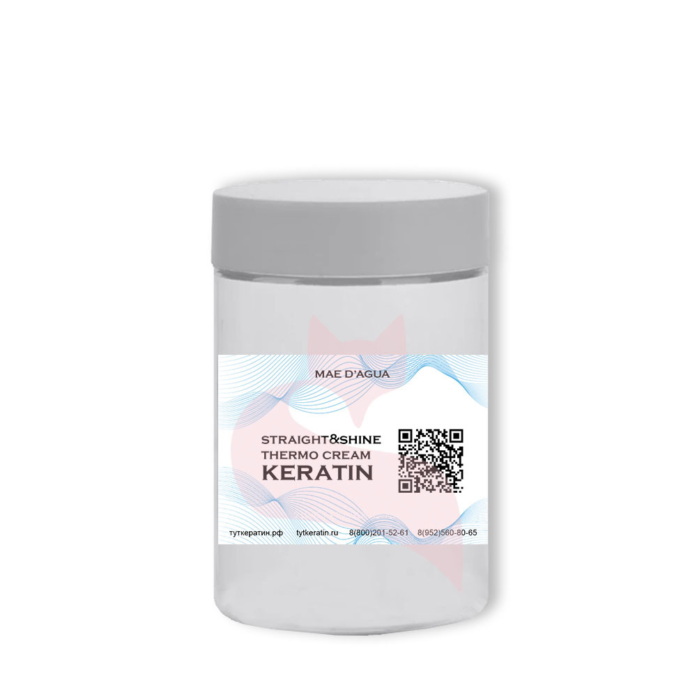 MAE D` AGUA Кератин STRAIGHT & SHINE THERMO CREAM