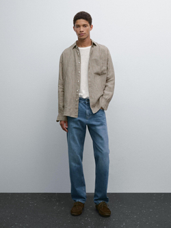 Massimo Dutti Джинсы свободного кроя, индиго