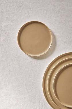 ZARA HOME НАБОР ИЗ 2 ТАРЕЛОК XS, КОРИЧНЕВЫЙ/БЕЛЫЙ