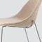 Стул Vid Soft бежевый, ножки хром