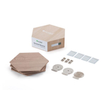 Дополнительные модули для умной светодиодной панели Nanoleaf Elements Wood Look Hexagons Expansion Pack (комплект — 3 шт.)