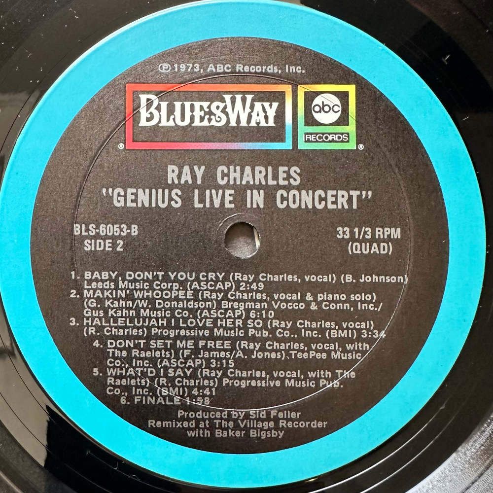 Ray Charles - Genius Live In Concert (США 1973г.)