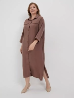 Платье-рубашка с поясом