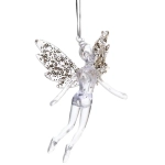 Подвеска «Волшебная фея» 13*8 см, Белый/Золотой блеск