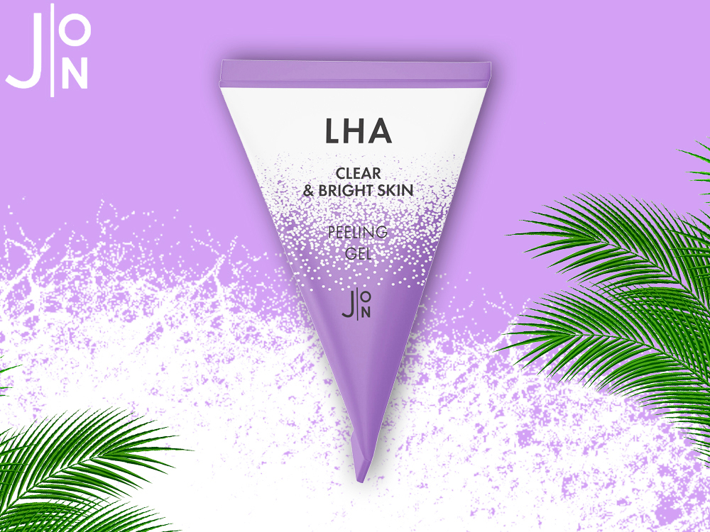 J:on Гель-пилинг для лица - LHA clear&bright skin peeling gel, 5г*20шт