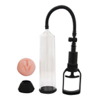 Вакуумная помпа с насадкой в виде вагины (Цвет: прозрачный)