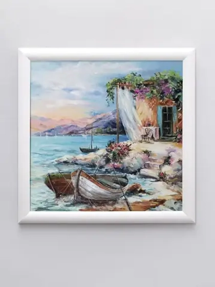 Картина на стену для интерьера на холсте 34*34 см