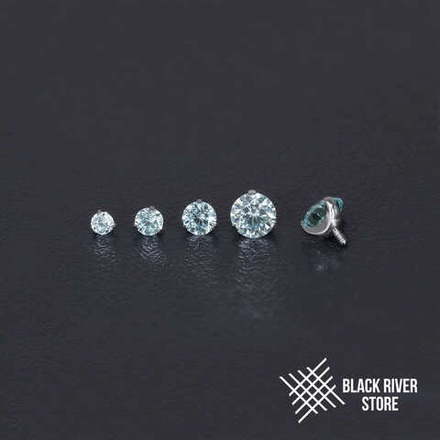 Cubic Zirconia Aquamarine CZ