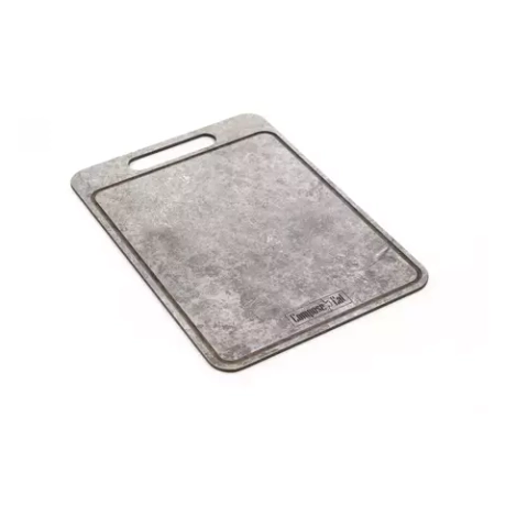 Доска разделочная с желобом 29x20см ComposeEat мрамор серый
