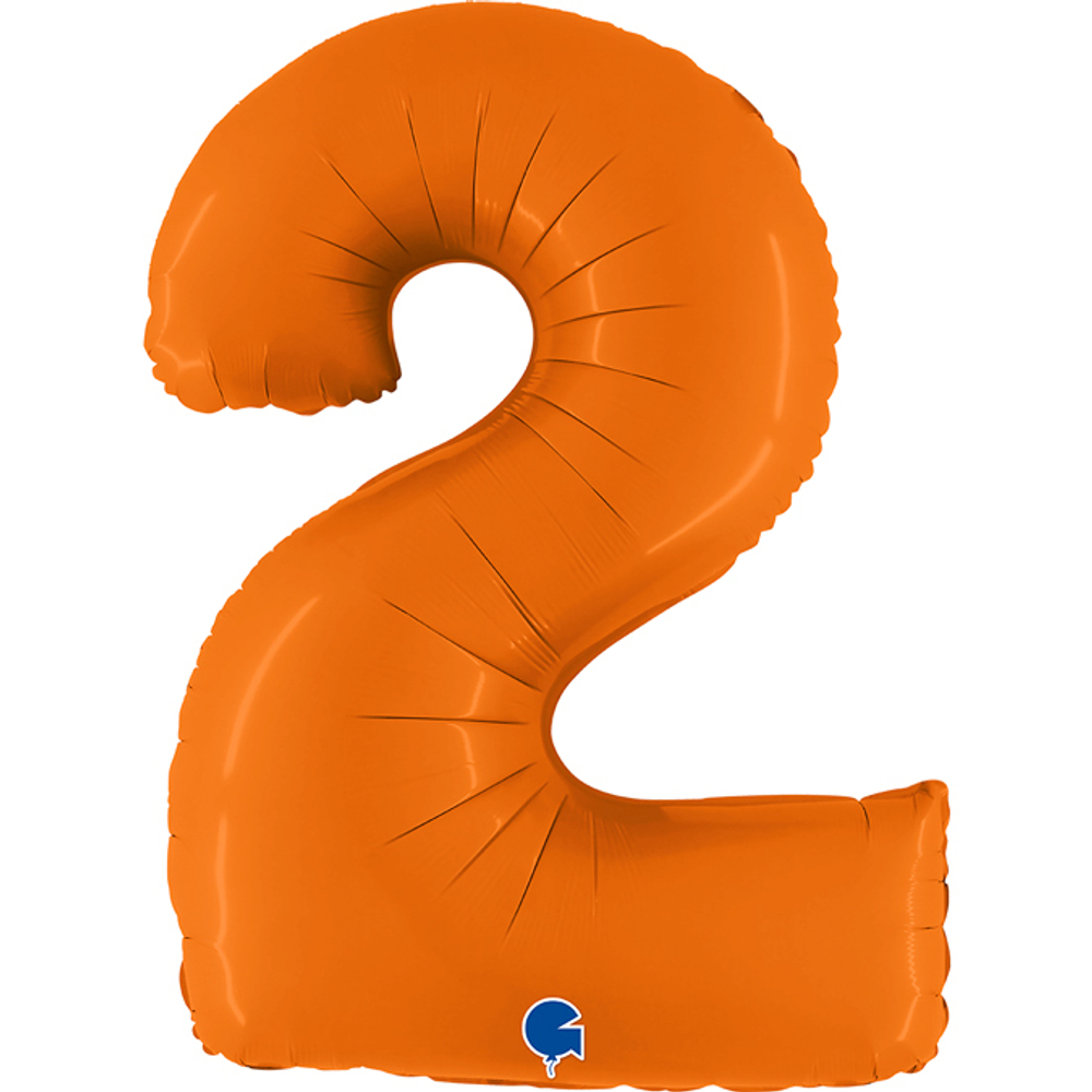Шар Цифра Оранжевая