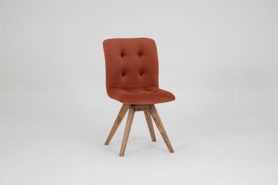 Стул Орландо (дуб/201 Белая эмаль/ткань MODUS 18)