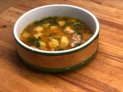 Пиала фарфоровая с берестой. Коллекция Бревно