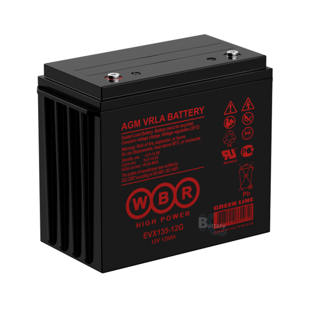 Аккумулятор WBR EVX135-12G (GEL)