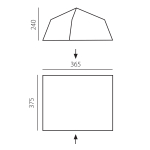Большой шатер BTrace Camp (375х365 см)