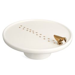 БЛЮДО СЕРВИРОВОЧНОЕ НА НОЖКЕ, 25Х25Х10,7 СМ