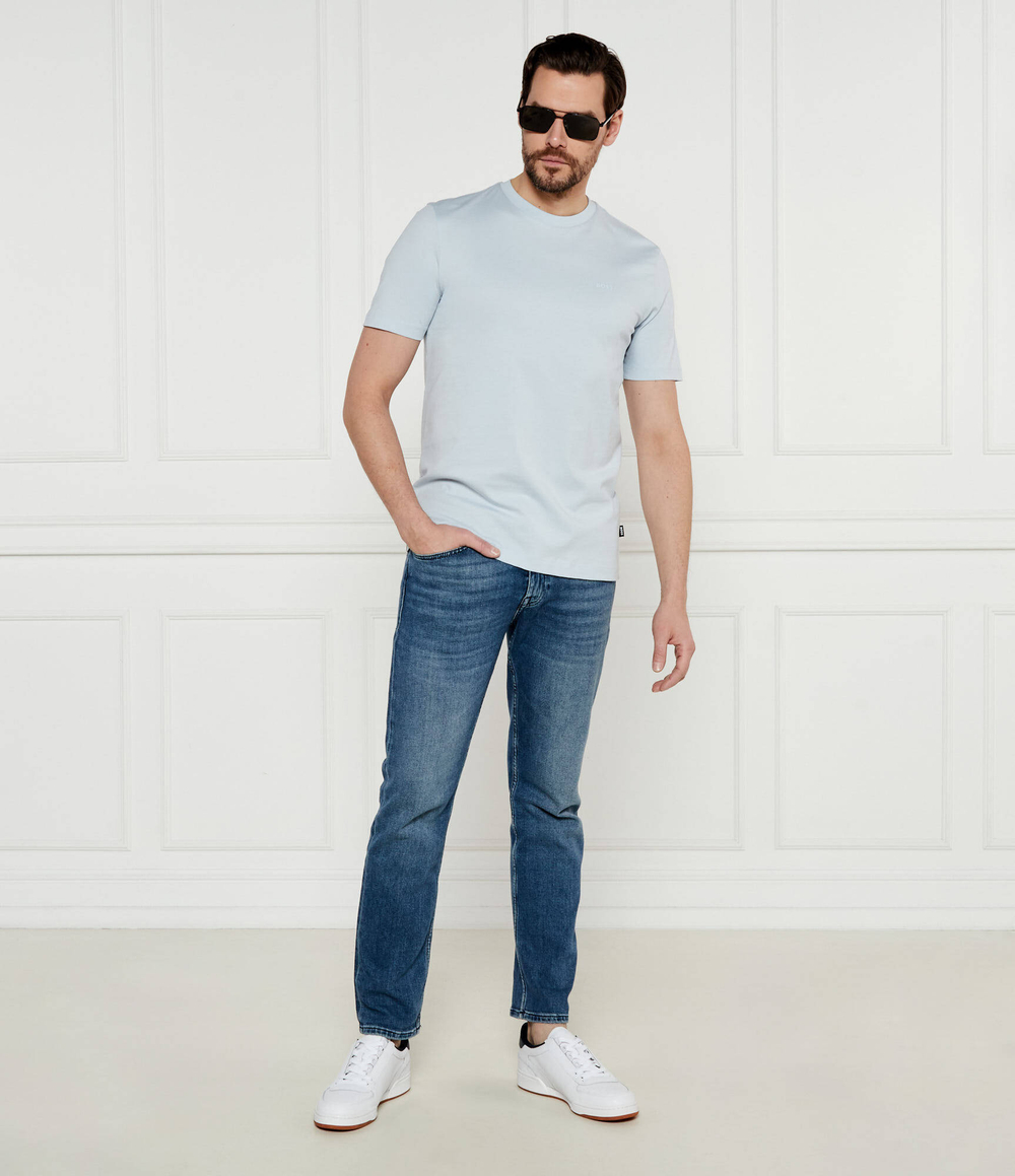 Футболка Thompson BOSS BLACK - голубой(50468347)