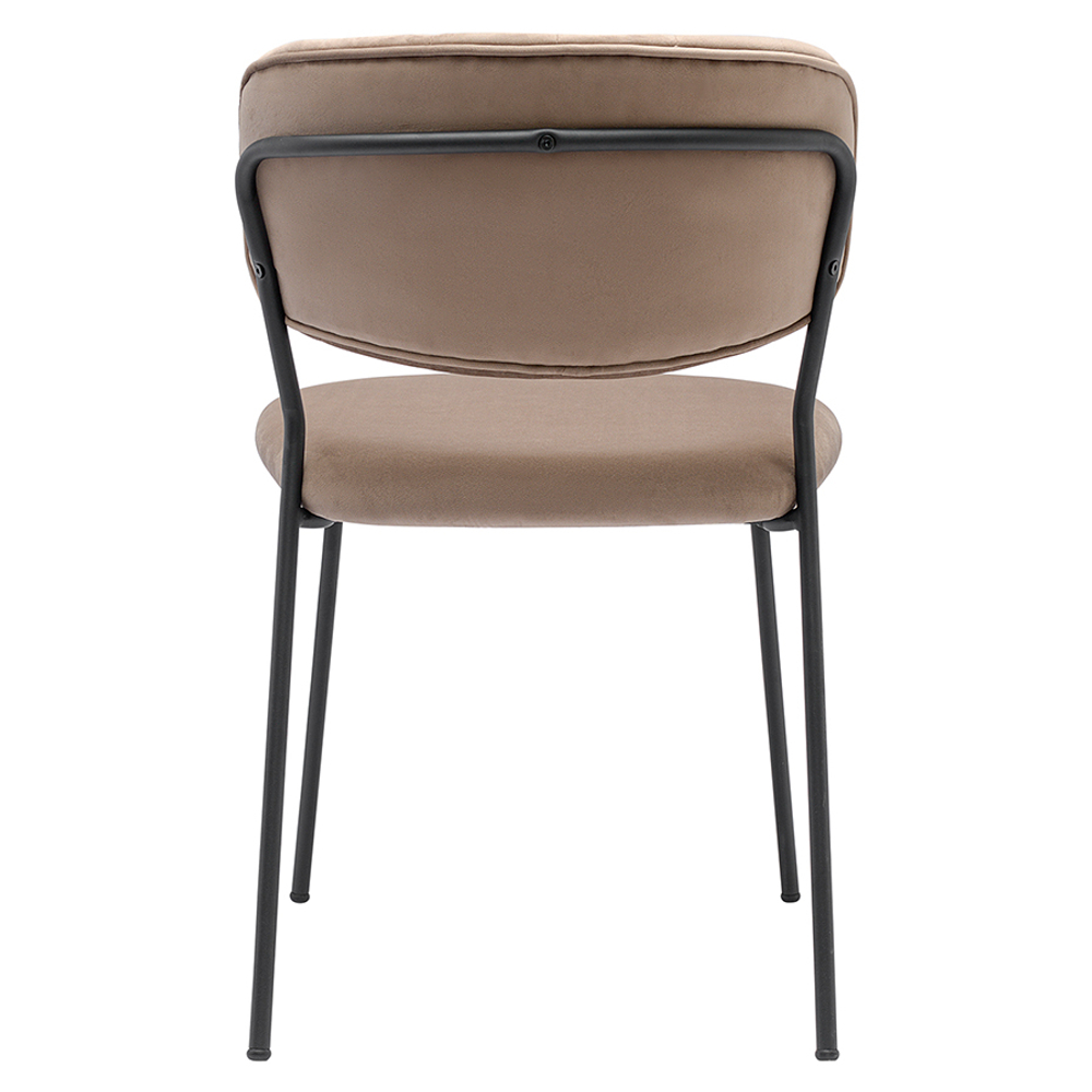 Стул Bergenson Bjorn Eirill, велюр, светло-коричневый