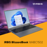 Ноутбук  Irbis Blizzard 15.9 ", Ryzen 5, 16 Гб RAM, 512 Гб SSD, Radeon Graphics, Серебристый