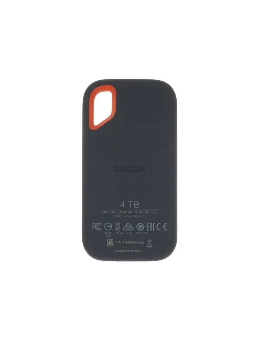 SanDisk Extreme 4TB Portable SSD, USB 3.2 Gen 2, SDSSDE61-4T00-G25
