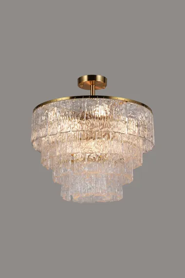 5011/10LT BRASS+CLEAR LIGHT (1) Люстра NW