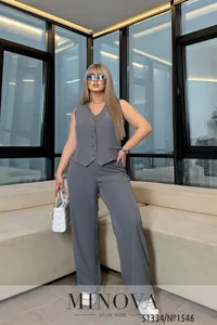 Костюм 1546-серый Minova
