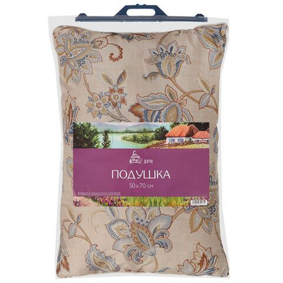 Подушка 50х70 см, холфитек, Дача, чех 100% п/э, в асс