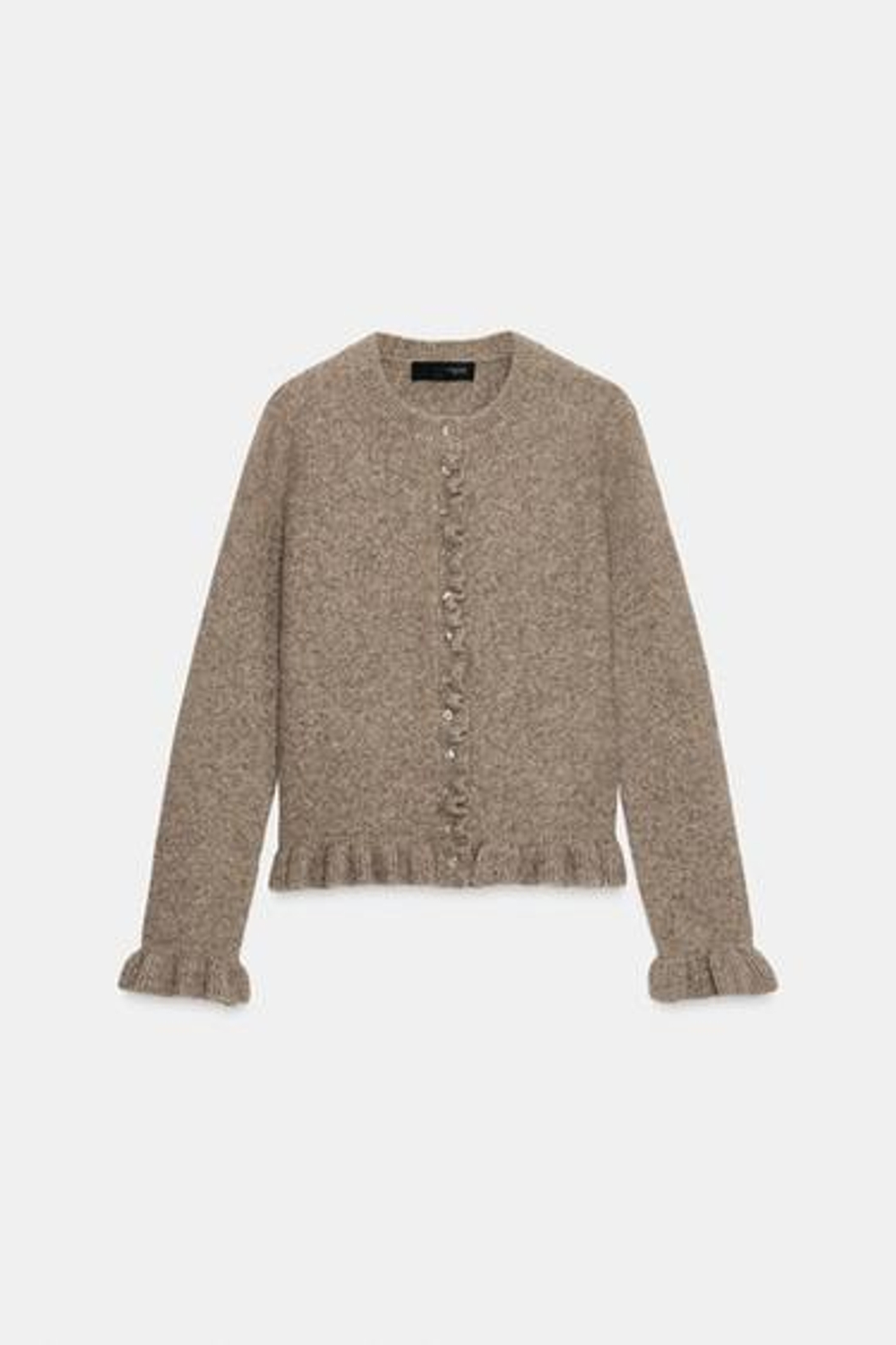 Вязаный кардиган с бахромой - ZARA