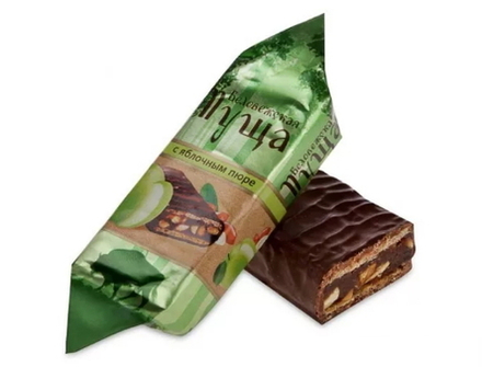 Конфеты "Беловежская пуща с яблочным пюре" Коммунарка