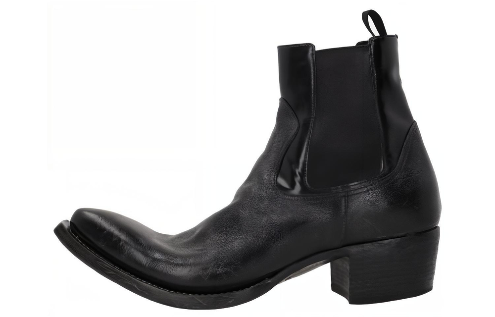 PRADA Wizard Boots Short Chelsea Boots Men"s Black